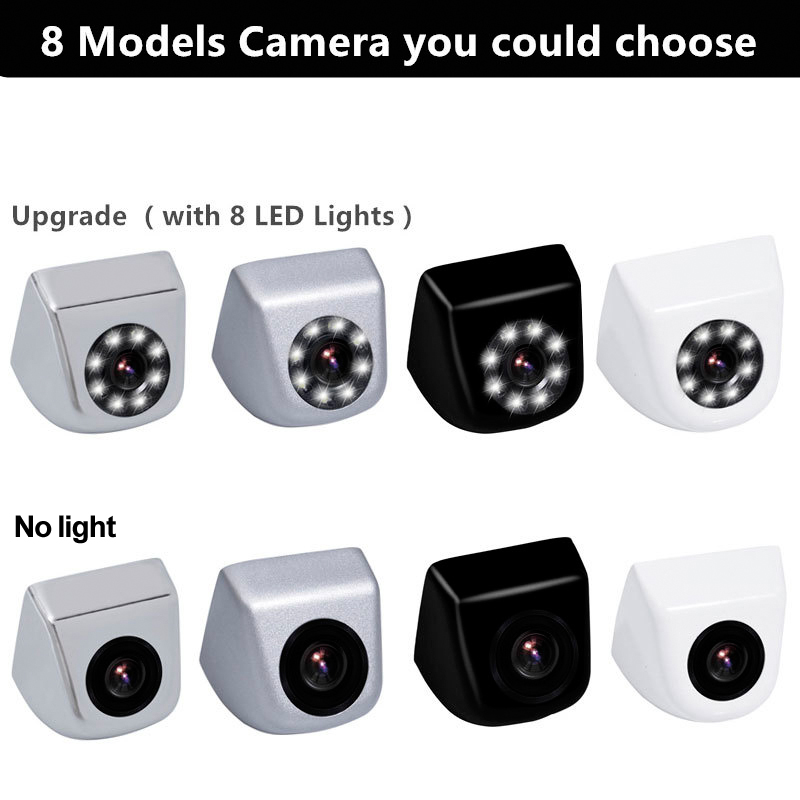 CCD Car Rearview Camera Waterproof Night Vision 170 Degree Wide Angle Luxur Auto Rear View Camera Reversing Backup Front Cam