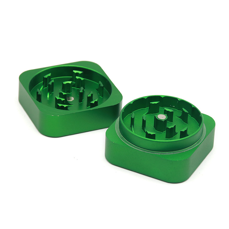 Smoke grinder Two-layer square aluminum alloy smoke grinder 55mm diameter metal grinder manual grinding smoke grinders
Smoke grinder Two-layer square aluminum alloy smoke grinder 55mm diameter metal grinder manual grinding smoke grinders