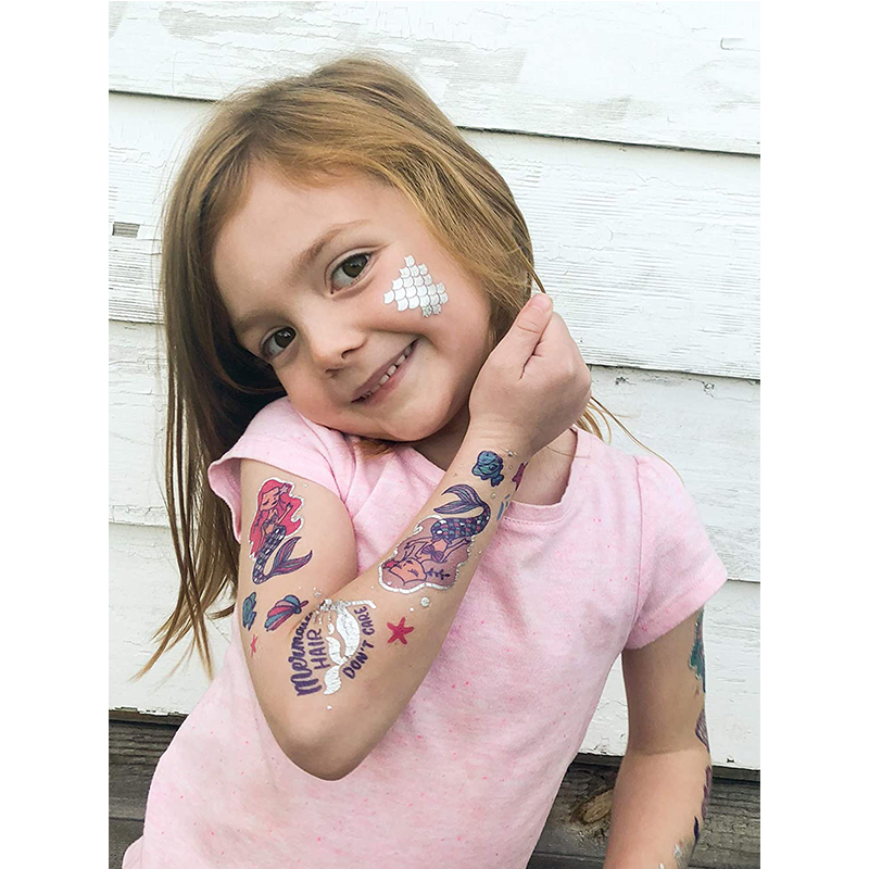 12 Sheets Cute Mermaid Temporary Tattoos for Kids Glitter Mermaid Tattoo Sticker Kit Party Favors & Birthday Decor for ChildrenS
12 Sheets Cute Mermaid Temporary Tattoos for Kids Glitter Mermaid Tattoo Sticker Kit Party Favors & Birthday Decor for ChildrenS