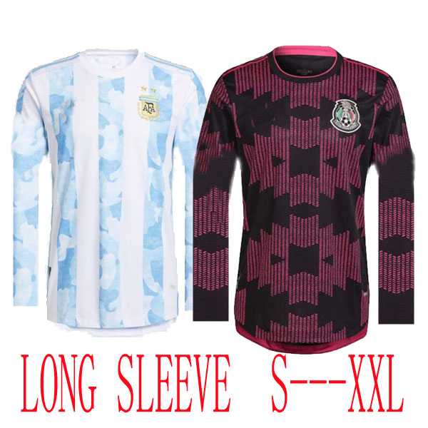 2021 Mexico Long sleeve soccer jerseys argentina home MESSI ls 21 22 DYBALA KUN AGUERO H.LOZANO AWAY RAUL J.M.CORONA CHICHARITO, Home 1
2021 Mexico Long sleeve soccer jerseys argentina home MESSI ls 21 22 DYBALA KUN AGUERO H.LOZANO AWAY RAUL J.M.CORONA CHICHARITO, Home 1