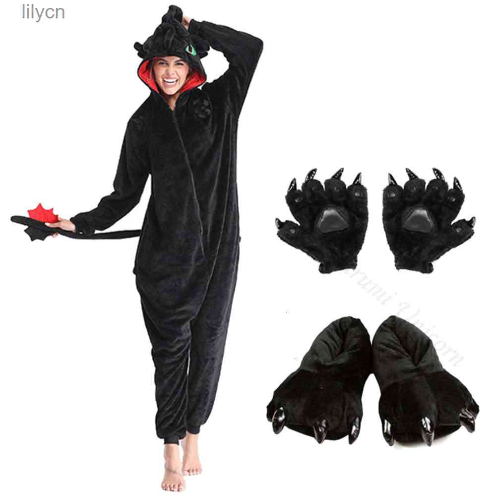 Dinosaur Sleepwear Unicorn Black Onesie Adult Unisex Winter Pajama Anime Train Your Fury Zipper Suit Toothless Dragon, Flannel as picture
Dinosaur Sleepwear Unicorn Black Onesie Adult Unisex Winter Pajama Anime Train Your Fury Zipper Suit Toothless Dragon, Flannel as picture