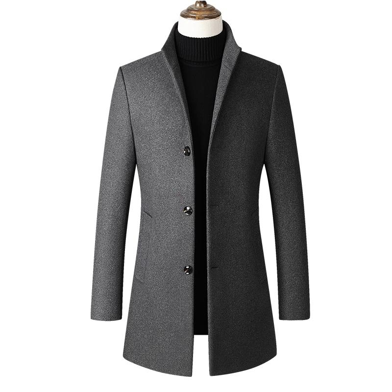 Men's Wool & Blends 2021 Fashion Men Trench Coat Autumn Winter Windproof Slim Pea Overcoat Casual Jacket Windbreaker Clothing-E, Black
Men's Wool & Blends 2021 Fashion Men Trench Coat Autumn Winter Windproof Slim Pea Overcoat Casual Jacket Windbreaker Clothing-E, Black