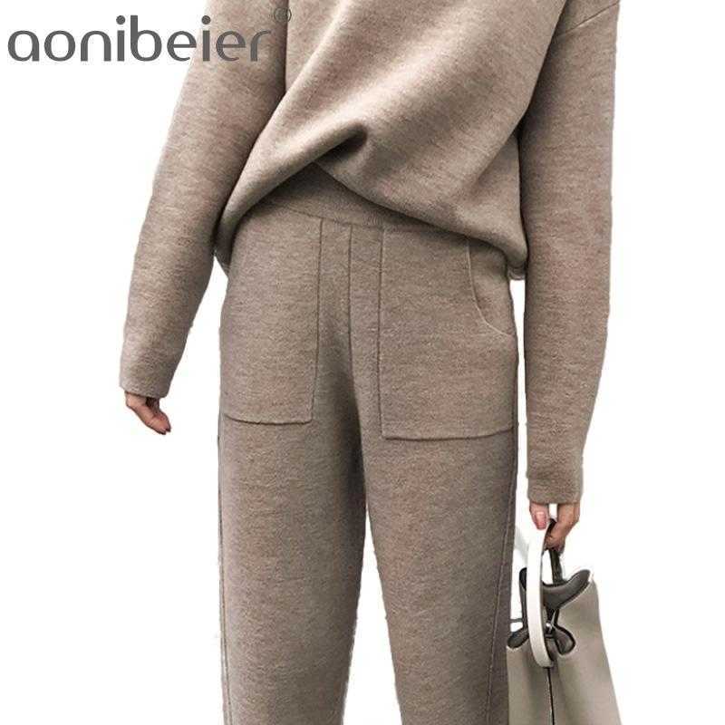 Two Pieces Female Set O-Neck Loose Long Sleeve Tracksuit Pullover Elastic Waist Ankle Length Pants Fit Women 210604, Pink
Two Pieces Female Set O-Neck Loose Long Sleeve Tracksuit Pullover Elastic Waist Ankle Length Pants Fit Women 210604, Pink