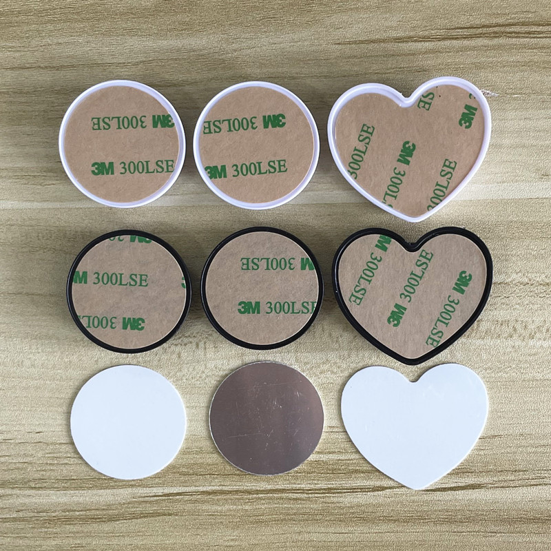 Round heart Sublimation Circle Cell Phone Holder with Groove Blank Aluminum Insert for Custom Customized Grip Phones Stand finger ring car mount
Round heart Sublimation Circle Cell Phone Holder with Groove Blank Aluminum Insert for Custom Customized Grip Phones Stand finger ring car mount