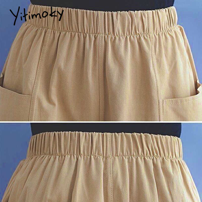 Yitimoky High Waisted Shorts Womens Summer Booty Sweat Clothing Black Plus Size Sweatshorts Fashion Elastic Waist Green Red 210714