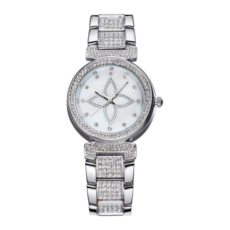 Wristwatches 2021 Top Brand Fashion Luxury Crystal Rhinestone Ladies Watch Multi-function Quartz Bracelet Relogio Feminino, Silver white
Wristwatches 2021 Top Brand Fashion Luxury Crystal Rhinestone Ladies Watch Multi-function Quartz Bracelet Relogio Feminino, Silver white