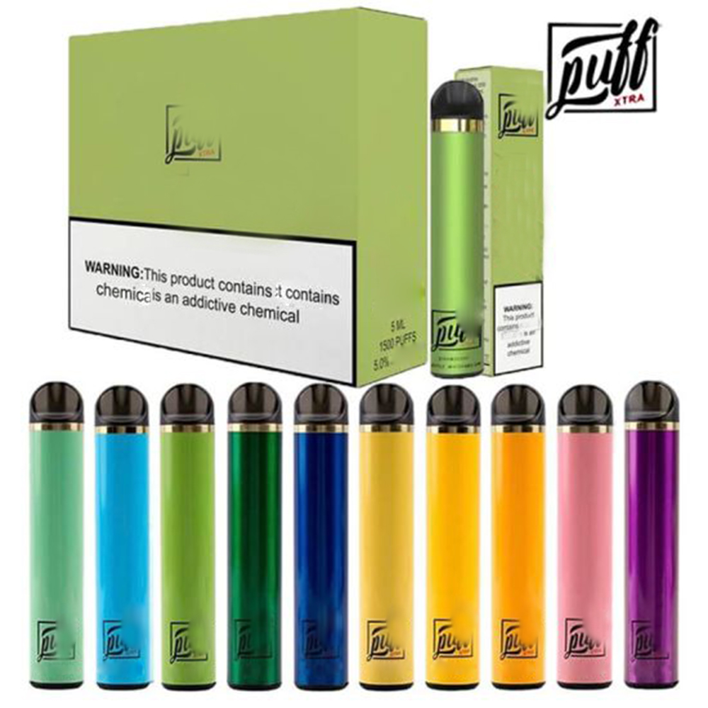 Puff Xtra Cigarettes Disposable Device 1500 Puffs 850mah Battery 5ml liquid Vape Pen Kit With Security code Vaporizer Empty
Puff Xtra Cigarettes Disposable Device 1500 Puffs 850mah Battery 5ml liquid Vape Pen Kit With Security code Vaporizer Empty