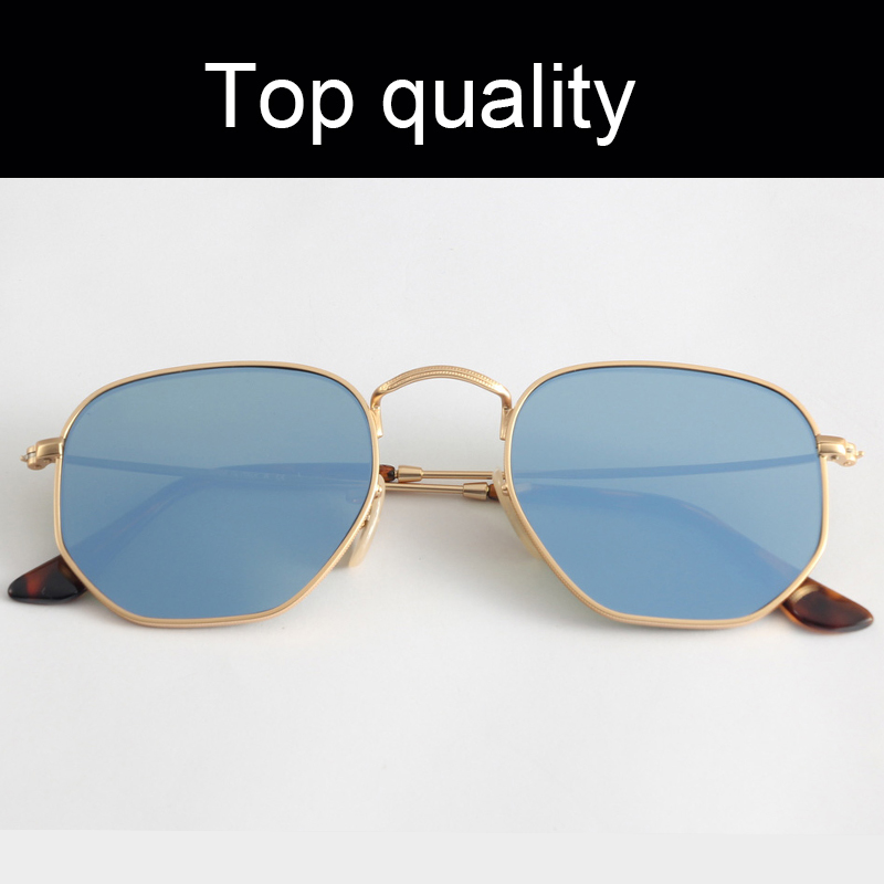 Top Quality Hexagonal Metal 3548 Sunglasses Men Women Flatl Glass Lenses Sun Glasses for Man Woman with Leather Case, White;black
Top Quality Hexagonal Metal 3548 Sunglasses Men Women Flatl Glass Lenses Sun Glasses for Man Woman with Leather Case, White;black