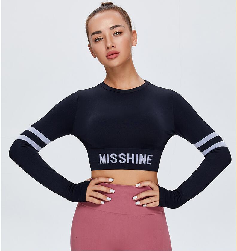 2021 women's T-shirt short Yoga high elastic seamless fitness open navel Sports Top, Purple
2021 women's T-shirt short Yoga high elastic seamless fitness open navel Sports Top, Purple