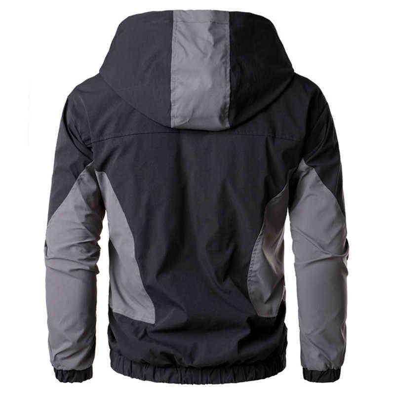 2020 New Windbreaker Jacket Men Autumn Streetwear Bomber Jacket Mens Basic Baseball Jackets and Coats Plus Size S-5XL Overcoats Y1122