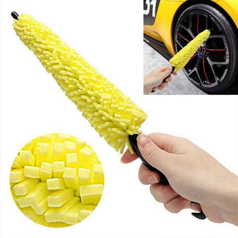 Portable Car Wheel Brush Wheel Tire Rim Cleaning Brush With Plastic Handle Mud Remover Detailing Cleaner Washing Tool
Portable Car Wheel Brush Wheel Tire Rim Cleaning Brush With Plastic Handle Mud Remover Detailing Cleaner Washing Tool