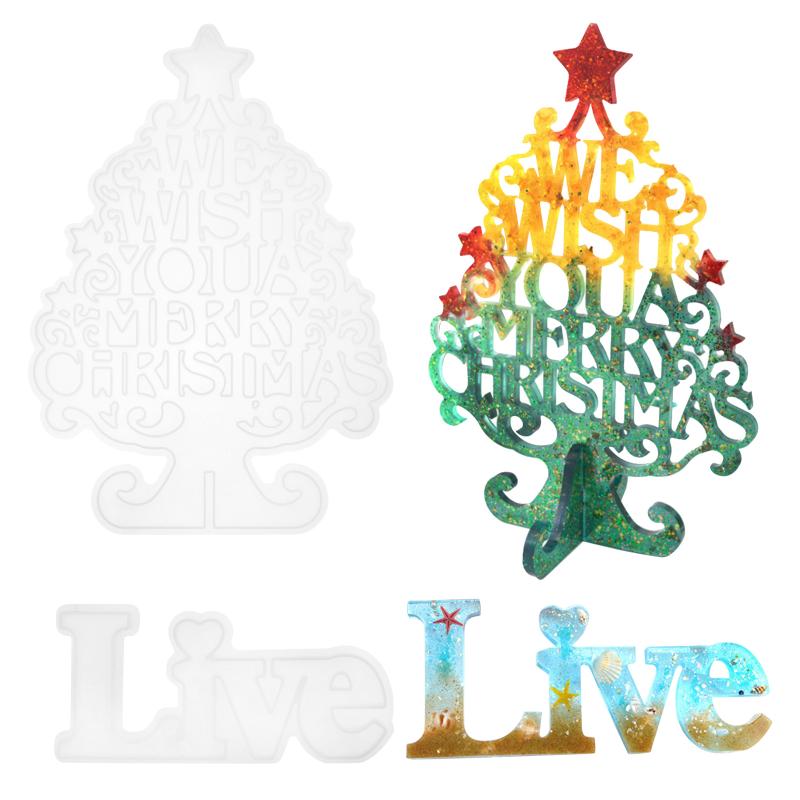 Baking Moulds 2pcs DIY Manual Mold Crystal Epoxy Christmas Decorative Accessories
Baking Moulds 2pcs DIY Manual Mold Crystal Epoxy Christmas Decorative Accessories