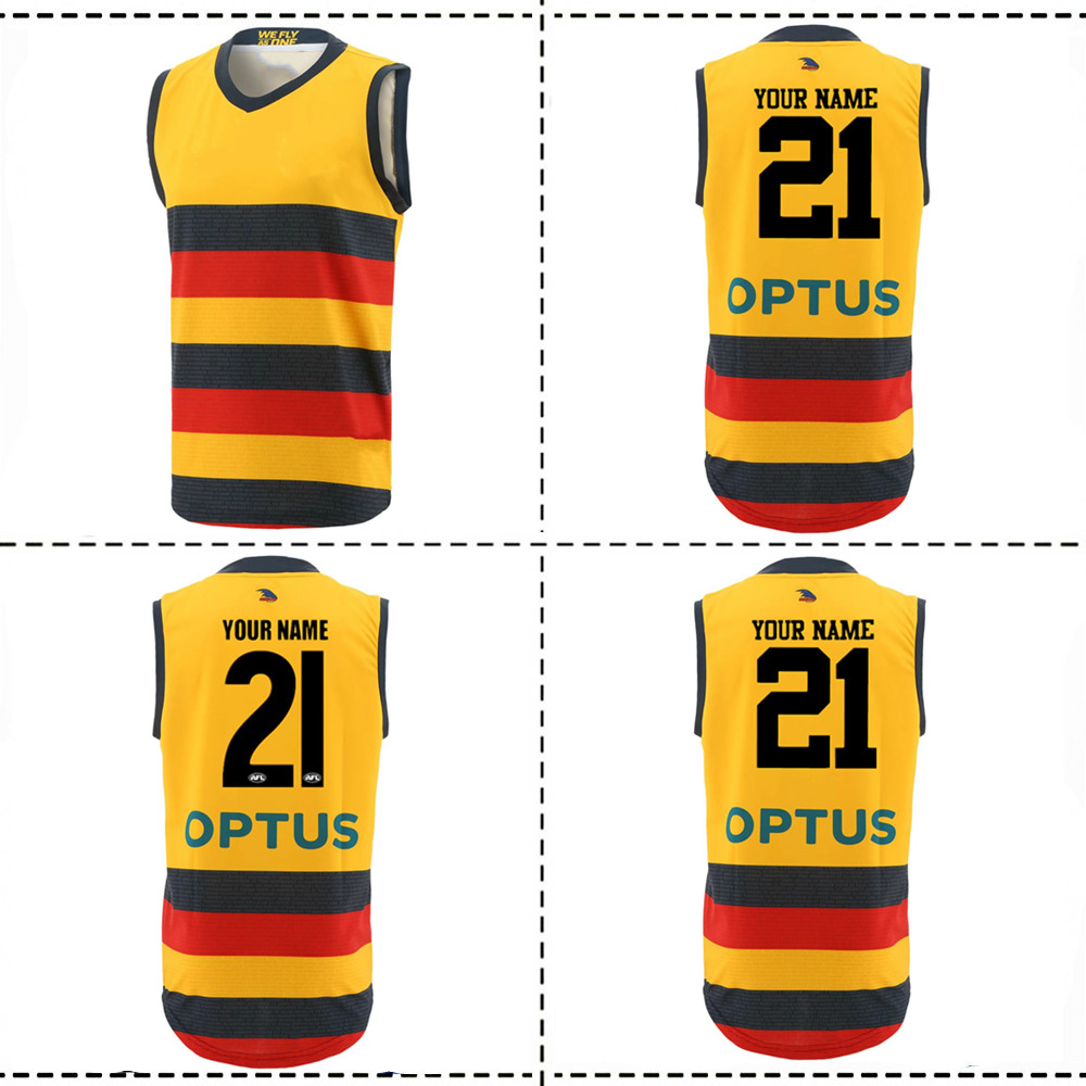 2021 Adelaide Crows Clash Guernsey RUGBY JERSEY 2022 Adelaide Crows Rugby TRAINING SHORTS JERSEY size S--3XL, Black
2021 Adelaide Crows Clash Guernsey RUGBY JERSEY 2022 Adelaide Crows Rugby TRAINING SHORTS JERSEY size S--3XL, Black