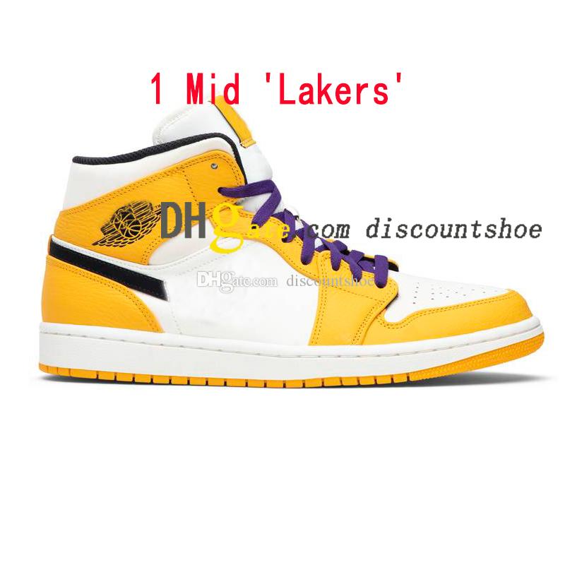 jumpman 1 Mid Lakers Basketball shoes 1s High men women sneakers 852542 700, Black toe
jumpman 1 Mid Lakers Basketball shoes 1s High men women sneakers 852542 700, Black toe