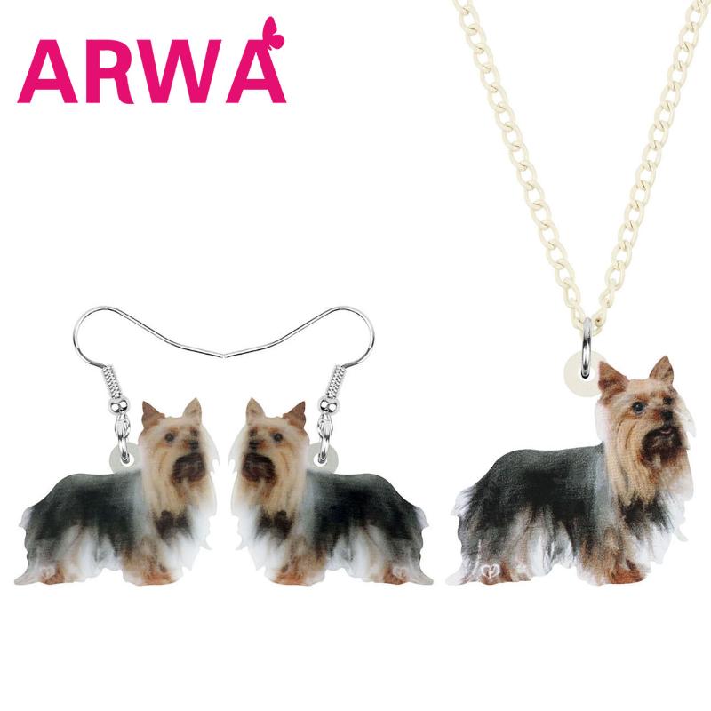 Earrings & Necklace ARWA Acrylic Cute Yorkshire Yorkie Dog Jewelry Sets Long Animal Pets For Women Girls Classic Gift Charms, As pic
Earrings & Necklace ARWA Acrylic Cute Yorkshire Yorkie Dog Jewelry Sets Long Animal Pets For Women Girls Classic Gift Charms, As pic