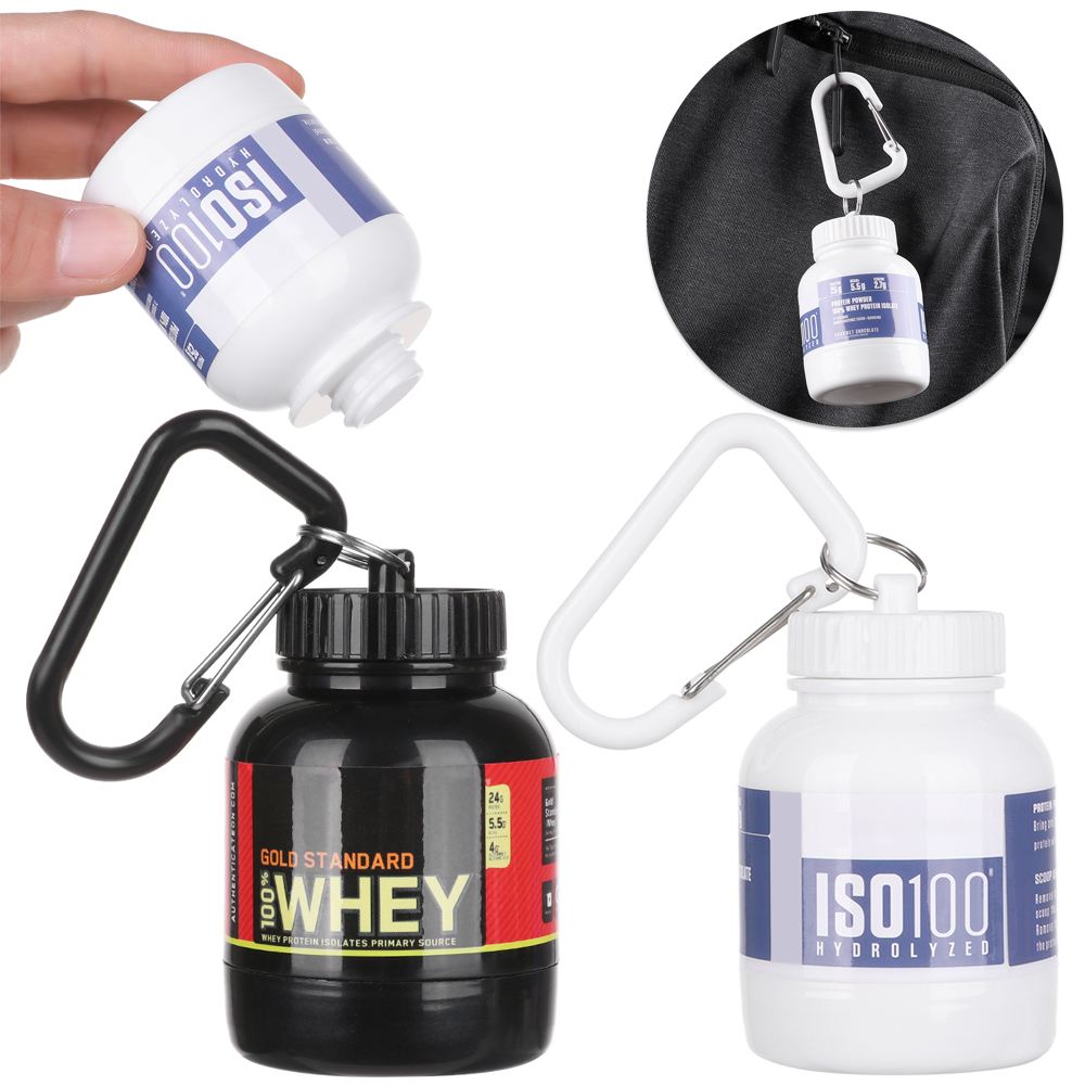 100ML Portable Protein Powder Bottle With Keychain Health Funnel Medicine Advertising Bottle Water Cup Outdoor Sports Bottle
100ML Portable Protein Powder Bottle With Keychain Health Funnel Medicine Advertising Bottle Water Cup Outdoor Sports Bottle