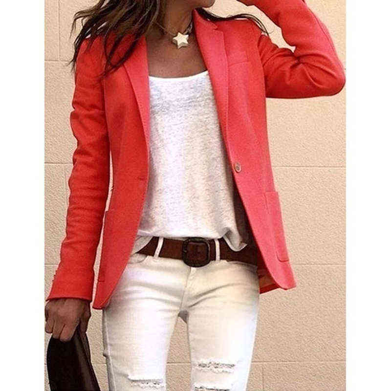 Women Blazers and Jackets Spring Plus Size Black Casual Cape Office Korean Dress Warm Elegant Formal Jacket Suit 211122