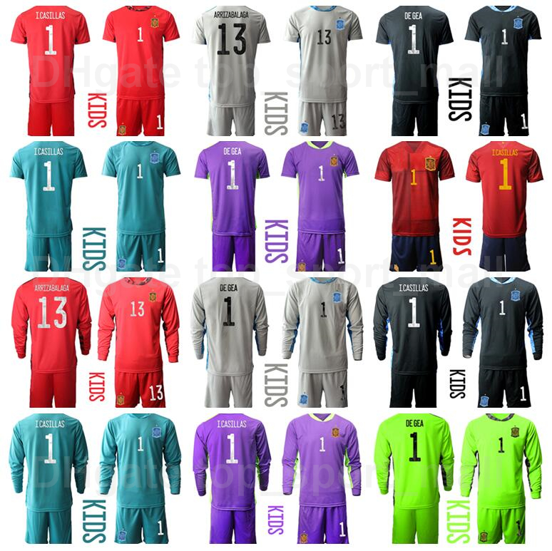 Youth David De Gea Jersey Set Kids Spain Goalie Long Sleeve Soccer 1 Iker Casillas 23 Pepe Reina 13 ARRIZABALAGA Football Shirt Kits, Kids fluorescent green
Youth David De Gea Jersey Set Kids Spain Goalie Long Sleeve Soccer 1 Iker Casillas 23 Pepe Reina 13 ARRIZABALAGA Football Shirt Kits, Kids fluorescent green