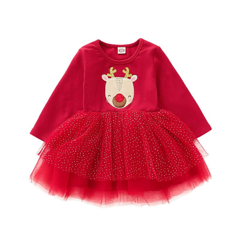 Girl's Dresses 18M-4Y Christmas Baby Girl Red Dress Toddler Infant Kid Deer Long Sleeve Lace Tutu Princess Xmas Clothes, Red;yellow
Girl's Dresses 18M-4Y Christmas Baby Girl Red Dress Toddler Infant Kid Deer Long Sleeve Lace Tutu Princess Xmas Clothes, Red;yellow