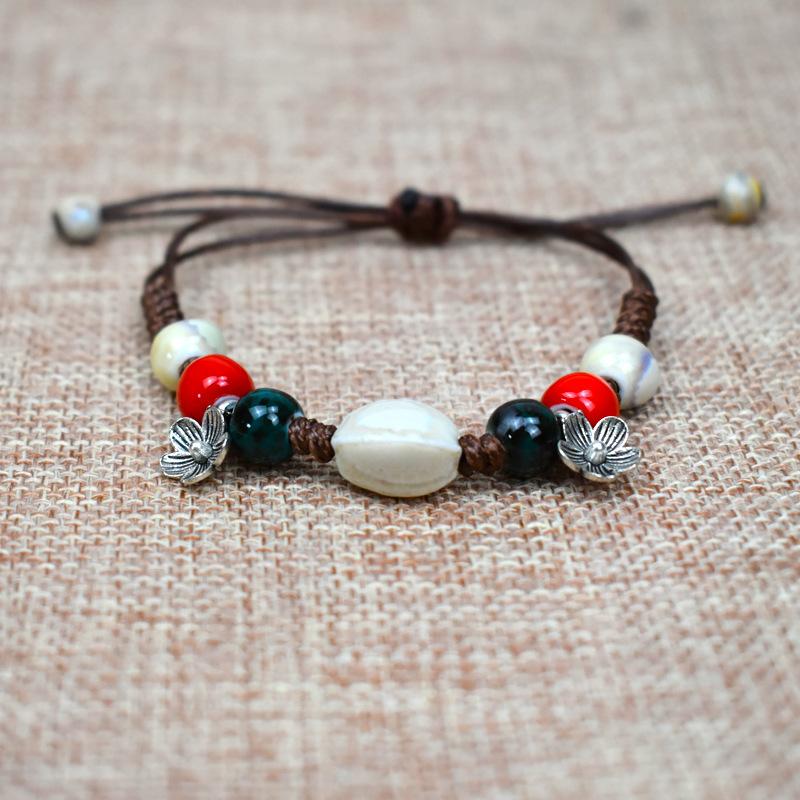 Charm Bracelets 2021 National Retro Scenery Dezhen Ceramic Woven Bracelet Color Glaze Circle Handmade Jewelry
Charm Bracelets 2021 National Retro Scenery Dezhen Ceramic Woven Bracelet Color Glaze Circle Handmade Jewelry