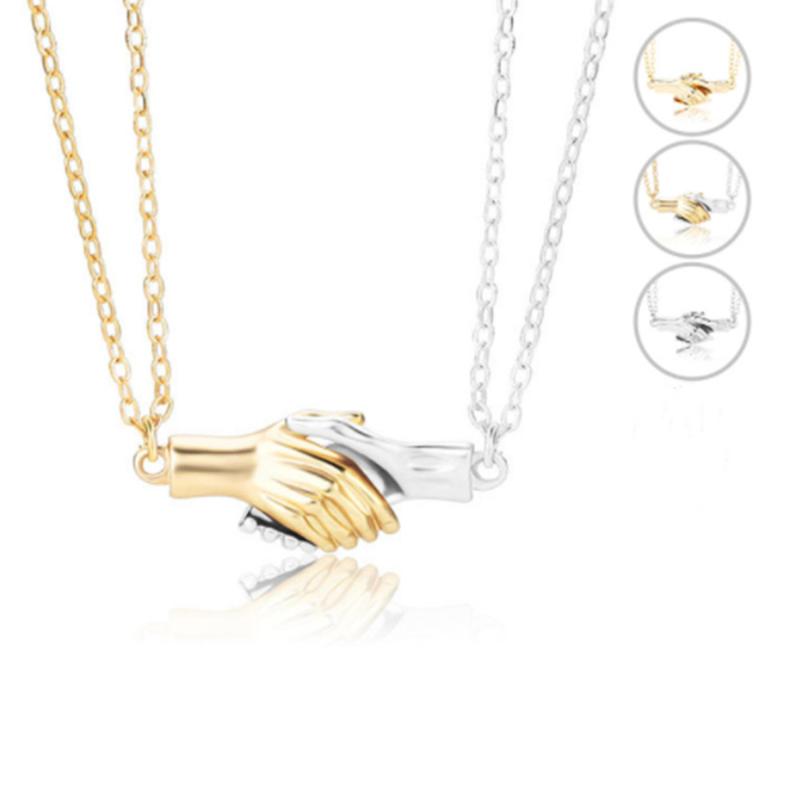 Party Favor Magnetic Handshake Pendant Couple Necklace For Lovers Friends Trendy Classic Valentine's Day Gift
Party Favor Magnetic Handshake Pendant Couple Necklace For Lovers Friends Trendy Classic Valentine's Day Gift