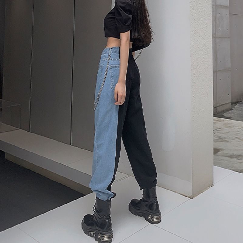 2011vintage jeans woman denim long pants autumn cowboy female loose streetwear high waist women trousers split clothes wide leg jean, Blue
2011vintage jeans woman denim long pants autumn cowboy female loose streetwear high waist women trousers split clothes wide leg jean, Blue