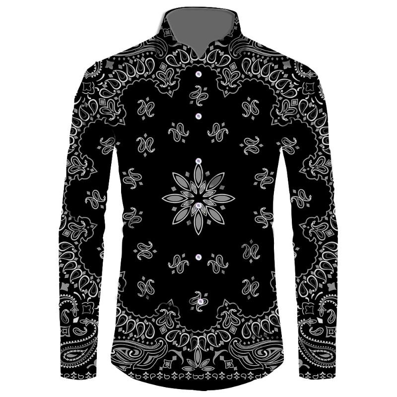 Men's Casual Shirts Fashion Printed Floral Long Sleeve Shirt Soft Standard Fit Social Business Dress Bandana Design Button, Rcpsl21090828
Men's Casual Shirts Fashion Printed Floral Long Sleeve Shirt Soft Standard Fit Social Business Dress Bandana Design Button, Rcpsl21090828