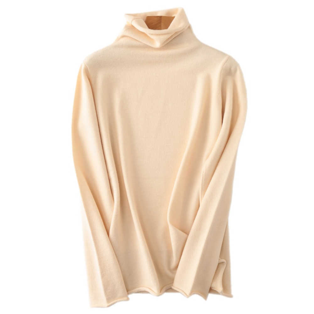 TAILOR SHEEP cashmere sweater women's casual long-sleeved turtleneck wool pullover winter ladies bottoming knitted tops 210914