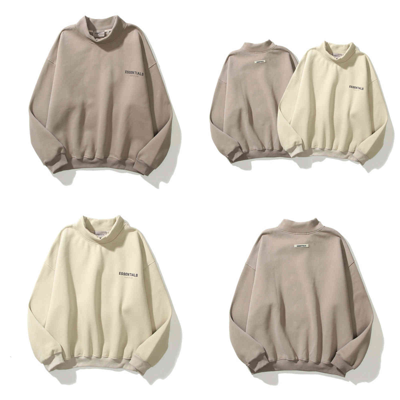 New Luxury Fear Designers Hoodie 2021 autumn winter of Essentials FOG Hoodies God reflective printed leather letter slogan high neck Plush sweater trend, Camel
New Luxury Fear Designers Hoodie 2021 autumn winter of Essentials FOG Hoodies God reflective printed leather letter slogan high neck Plush sweater trend, Camel