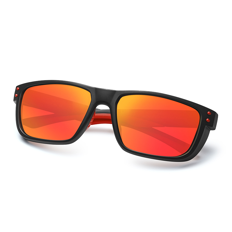 Classic Carfia brand polarized sunglasses for men sport outdoor sun glasses designer square wrapround shades male mirror lens eyewear with box UV400 P
