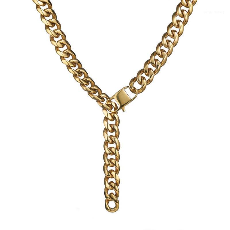 Design Gold Plated Stainless Steel Curb Cuban Link Chain Necklace & Bracelet Christmas Jewelry 15mm*60cm Chains
Design Gold Plated Stainless Steel Curb Cuban Link Chain Necklace & Bracelet Christmas Jewelry 15mm*60cm Chains