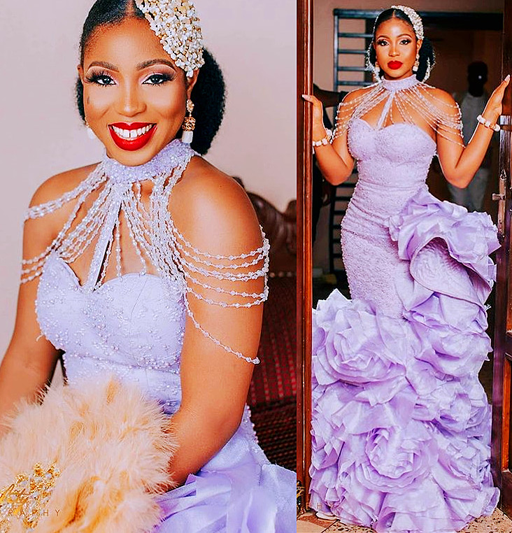 2021 Plus Size Arabic Aso Ebi Luxurious Mermaid Sexy Prom Dresses Lace Beaded Tiers Organza Evening Formal Party Second Reception Gowns Dress ZJ395, Chocolate
2021 Plus Size Arabic Aso Ebi Luxurious Mermaid Sexy Prom Dresses Lace Beaded Tiers Organza Evening Formal Party Second Reception Gowns Dress ZJ395, Chocolate