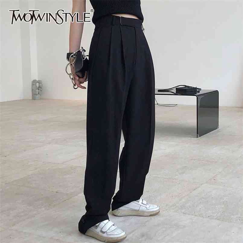 Casual Black Wide Leg Pants For Women High Waist Loose Straight Female Autumn Fashion Clothing 210521
Casual Black Wide Leg Pants For Women High Waist Loose Straight Female Autumn Fashion Clothing 210521