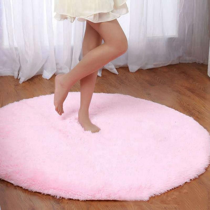 Carpets Shaggy Round Carpet For Living Bedroom Floor Mat Sofa Coffee Table Plush Area Rugs Modern Balcony Bay Window Alfombra, Grey carpet
Carpets Shaggy Round Carpet For Living Bedroom Floor Mat Sofa Coffee Table Plush Area Rugs Modern Balcony Bay Window Alfombra, Grey carpet