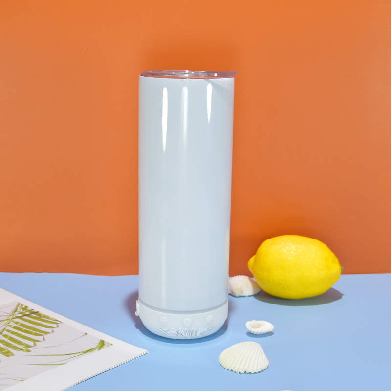 Sublimation Blutooth Speaker Tumbler Blank White Powder Coated Portable Wireless Speakers 20oz Travel Mug Smart Music Cup in Bulk Wholesale with straw Party Gift
Sublimation Blutooth Speaker Tumbler Blank White Powder Coated Portable Wireless Speakers 20oz Travel Mug Smart Music Cup in Bulk Wholesale with straw Party Gift