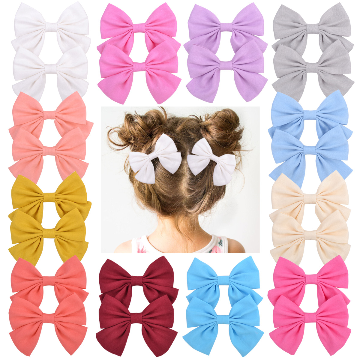 YLSP 2pcs/pair Baby Girls Solid Bow Hairclip Barrettes Hair Accessories Sweet Cute Hairpins Headband Infant Toddler Headwear Clips for Child Kids, Slivery;white
YLSP 2pcs/pair Baby Girls Solid Bow Hairclip Barrettes Hair Accessories Sweet Cute Hairpins Headband Infant Toddler Headwear Clips for Child Kids, Slivery;white