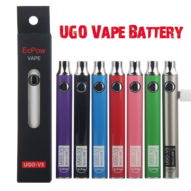 UGO V3 650MAH 900MAH Vape Cartridges Battery Variable Voltage E Cig Preheating Rechargeable Batteries 510 Thread Heating Pen with USB Cable
UGO V3 650MAH 900MAH Vape Cartridges Battery Variable Voltage E Cig Preheating Rechargeable Batteries 510 Thread Heating Pen with USB Cable