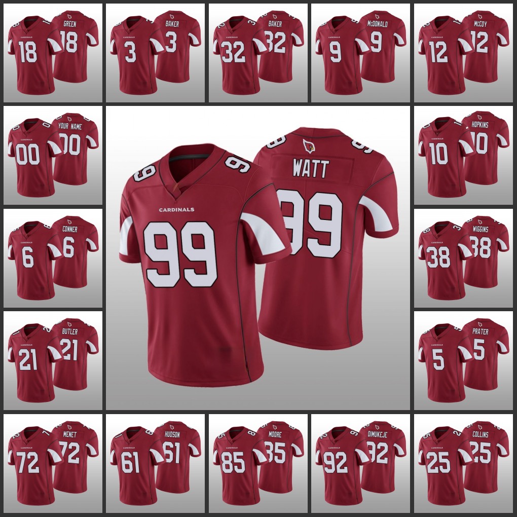 ArizonaCardinalsMen Women Youth #10 DeAndre Hopkins 32 Budda Baker 99 J.J. Watt 3 Carson Palmer 18 A.J. Green Custom Vapor Limited Jersey
ArizonaCardinalsMen Women Youth #10 DeAndre Hopkins 32 Budda Baker 99 J.J. Watt 3 Carson Palmer 18 A.J. Green Custom Vapor Limited Jersey