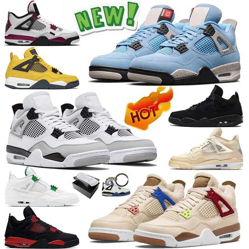 Retro Mens 4 4s basketball shoes jorden4s white oreo shimmer red thunder black cat university blue bred trainers metallic purple orange men women sneakers with box, #a6 military black 40-47
Retro Mens 4 4s basketball shoes jorden4s white oreo shimmer red thunder black cat university blue bred trainers metallic purple orange men women sneakers with box, #a6 military black 40-47