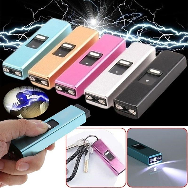 Mini Portable Flashlights Torches Electric Shocks Key Light Self Defense High Concealment Electric Shocker Protect Yourself item от DHgate WW