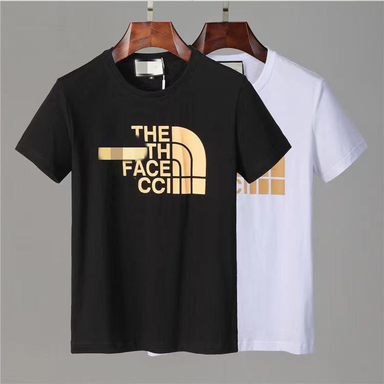 SS High Quality Fashion Men's T-shirt Polo Shirt Casual Letter Geometric Pattern Short Sleeve Top Two Colors M-3XL