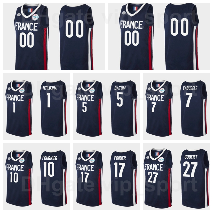 National Team 2021 Tokyo France Olympics Jersey Basketball Rudy Gobert 7 Guerschon Yabusele 10 Evan Fournier 27 Nando DE COLO Timothe Luwawu-Cabarrot Andrew Albicy, With patch
National Team 2021 Tokyo France Olympics Jersey Basketball Rudy Gobert 7 Guerschon Yabusele 10 Evan Fournier 27 Nando DE COLO Timothe Luwawu-Cabarrot Andrew Albicy, With patch