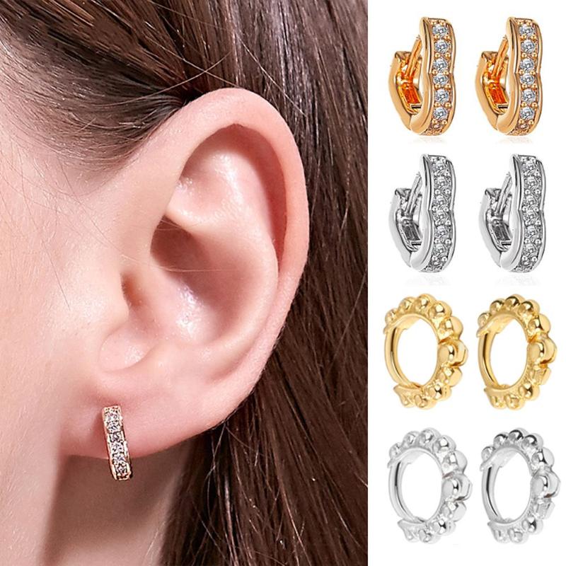 Stud Unisex Small And Exquisite Punk Jewelry Accessories 925 Silver Plated Crystal Zircon Earrings Gold Ear Clip, Golden;silver
Stud Unisex Small And Exquisite Punk Jewelry Accessories 925 Silver Plated Crystal Zircon Earrings Gold Ear Clip, Golden;silver