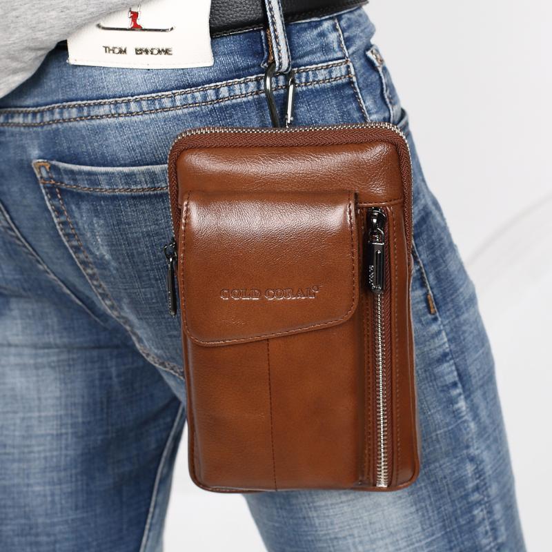 Genuine Leather Belt Waist Bags Small Fanny Pack Wallet Bag Men Travel Shoulder Crossbody Coin Purse Male Phone Pouch
Genuine Leather Belt Waist Bags Small Fanny Pack Wallet Bag Men Travel Shoulder Crossbody Coin Purse Male Phone Pouch