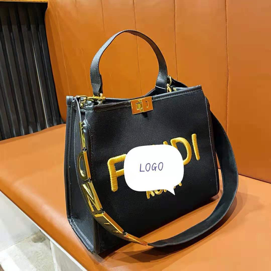 Fashion canvas high quality metal embroidery decoration tote large capacity messenger portable women's bag, White
Fashion canvas high quality metal embroidery decoration tote large capacity messenger portable women's bag, White