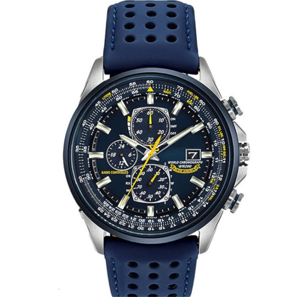watch WIHS quartz full function, Brown with black surface
