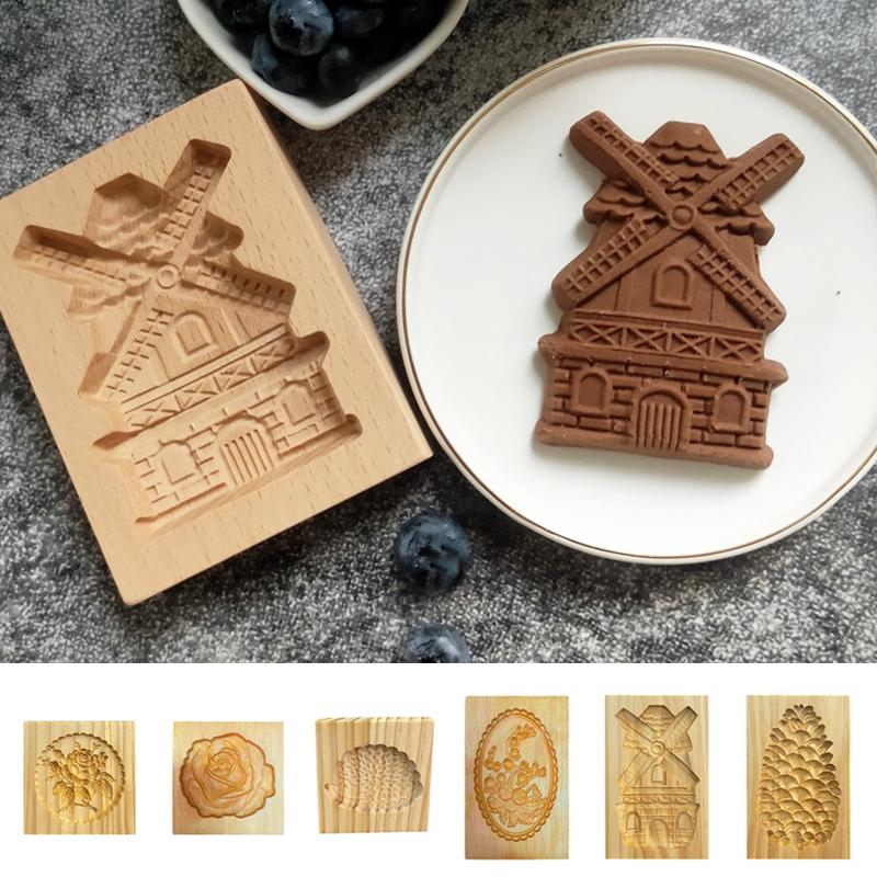Baking Moulds Wooden Cookie Mold Cutter Gingerbread Press 3D Cake Embossing Rose Flower Bakery Gadgets
Baking Moulds Wooden Cookie Mold Cutter Gingerbread Press 3D Cake Embossing Rose Flower Bakery Gadgets