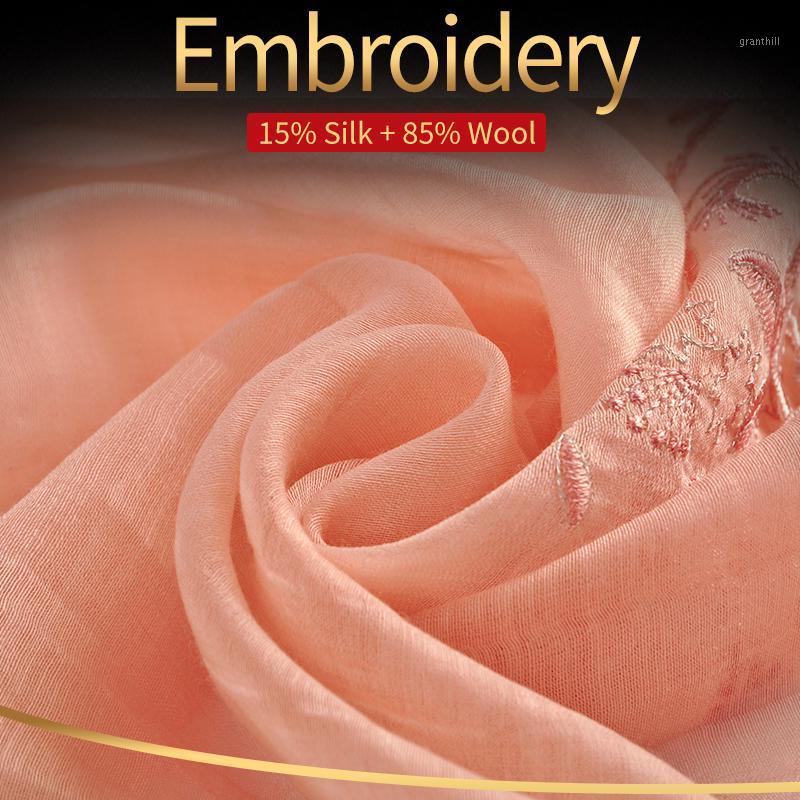 Scarves Silk Wool Blending Scarf Women 2021 Brand Shawls And Wraps For Ladies Foulard Femme Embroidery Chiffon, Blue;gray
Scarves Silk Wool Blending Scarf Women 2021 Brand Shawls And Wraps For Ladies Foulard Femme Embroidery Chiffon, Blue;gray
