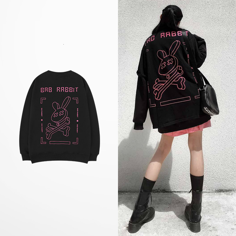 high punk rock street funny cartoon rabbit print hoodie man streetwear brb rrbbit west coast harajuku hoodies sweatshirt, Black
high punk rock street funny cartoon rabbit print hoodie man streetwear brb rrbbit west coast harajuku hoodies sweatshirt, Black