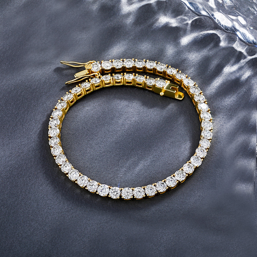 Pure Silver 15-21 CM Tennis Bracelet Jewelry Pave 3mm Sparkly CZ Gold-Color Eternal Gift For Wife Stunning 925 Jewellery
Pure Silver 15-21 CM Tennis Bracelet Jewelry Pave 3mm Sparkly CZ Gold-Color Eternal Gift For Wife Stunning 925 Jewellery